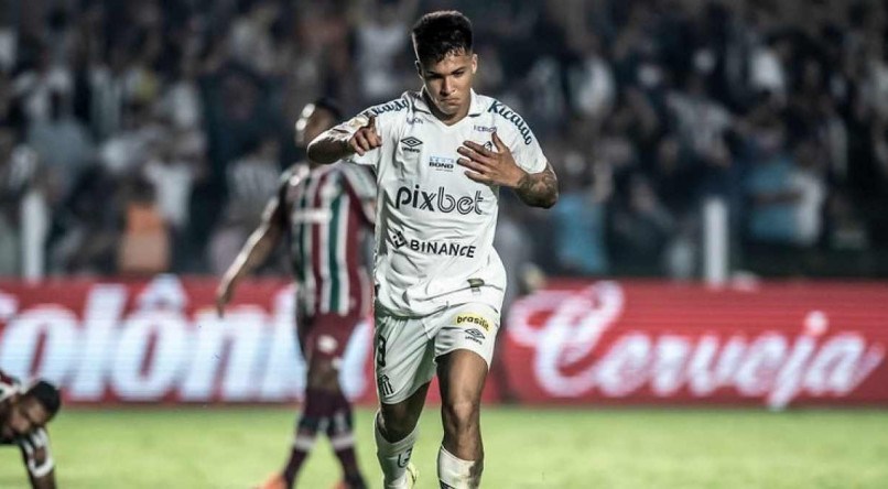 Marcos Leonardo &eacute; esperan&ccedil;a de gols do Santos contra o Palmeiras