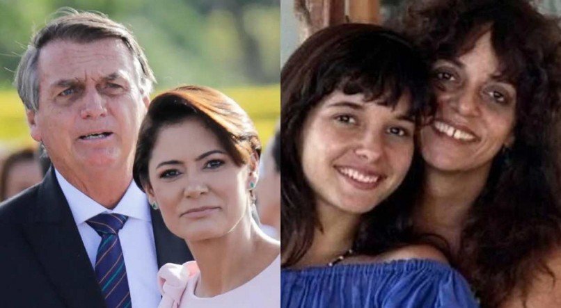 Michelle Bolsonaro deixou emoji em publicação de Glória Perez. A primeira-dama esteve com a esposa de Guilherme de Pádua, assassino de Daniella Perez