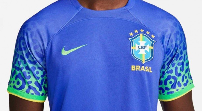 camisa do Brasil Azul falsificada - Roblox