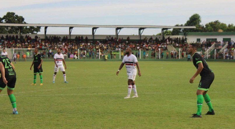 O Santa Cruz não conseguiu superar o Tocantinópolis nas oitavas de final da Série D