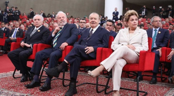Cerimônia de posse do ministro Alexandre de Moraes como presidente do TSE - 16/08/2022 - Lula