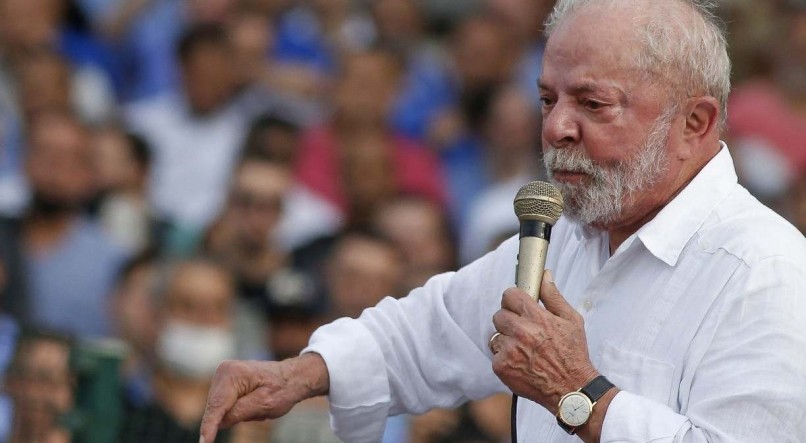 Lula no lançamento da campanha