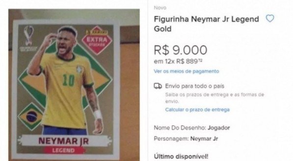 Neymar Dourado  MercadoLivre 📦