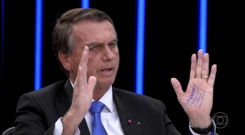 Bolsonaro esteve no 'Jornal Nacional'