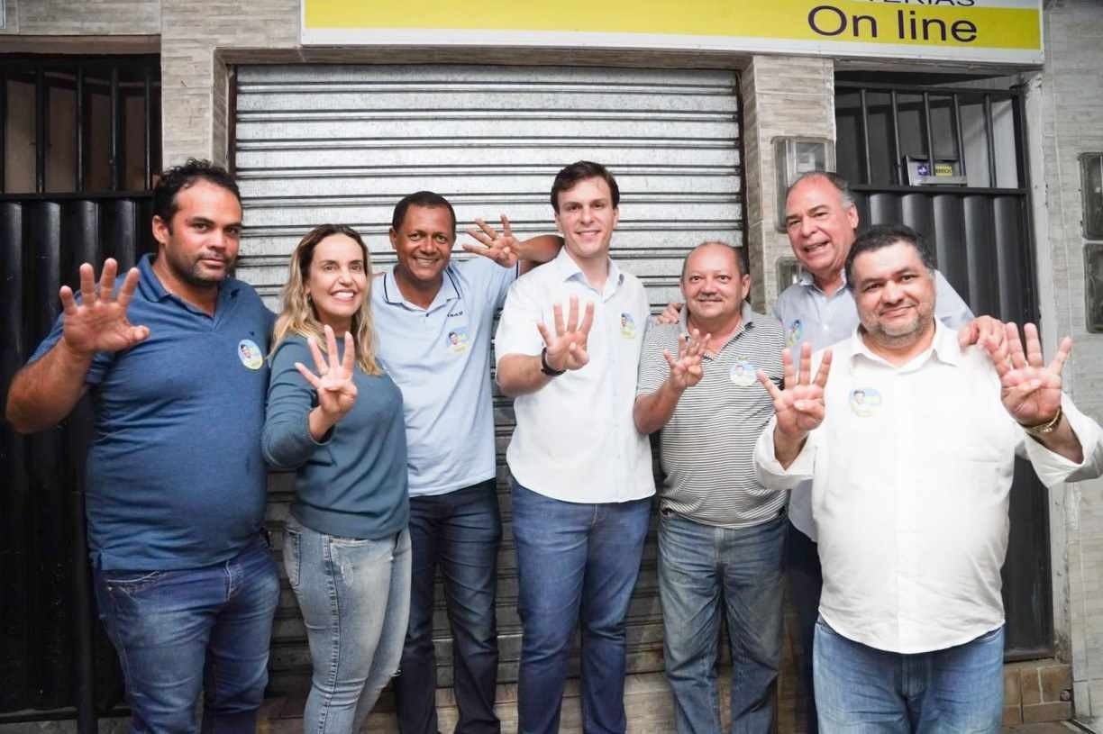 Novas alianças fora seladas por Miguel Coelho nesta quarta-feira, no Recife Max Brito/Divulgação