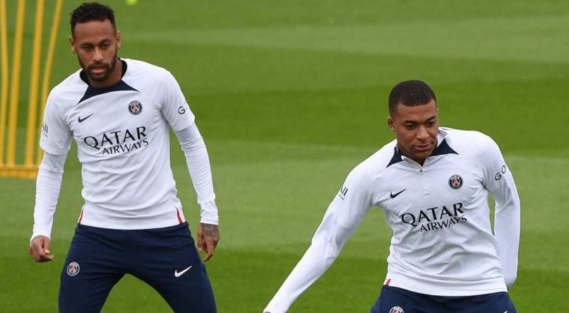 Neymar e Mbappé protagonizaram desentendimentos no PSG
