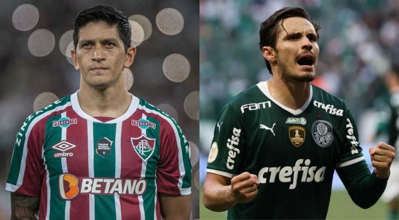 Cano e Raphael Veiga s&atilde;o titulares de Fluminense e Palmeiras, respectivamente