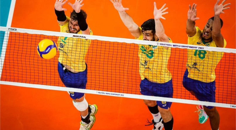 O Brasil avan&ccedil;a para as quartas de final da VNNL 2023.