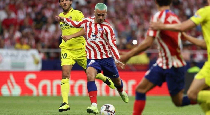 Griezzmann em a&ccedil;&atilde;o pelo Atl&eacute;tico de Madrid na La Liga