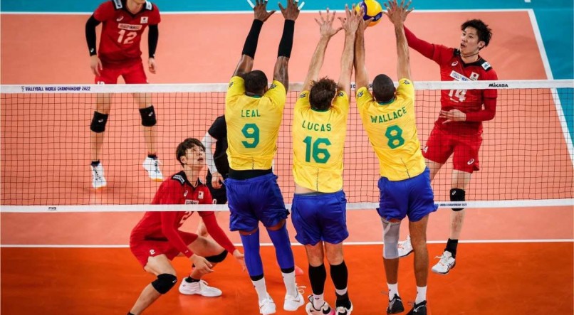 O Brasil est&aacute; classificado para as oitavas de final do Mundial de v&ocirc;lei masculino 2022