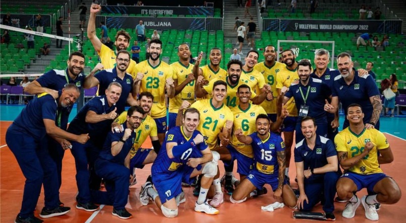 O Brasil est&aacute; classificado para as oitavas de final do Mundial de V&ocirc;lei Masculino 2022