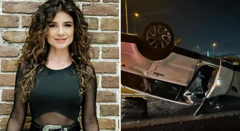 Paula Fernandes sofreu um acidente de carro no último sábado (27)