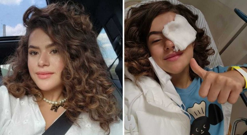 Maisa Silva precisou ir ao hospital para tirar 'corpo estranho' do olho