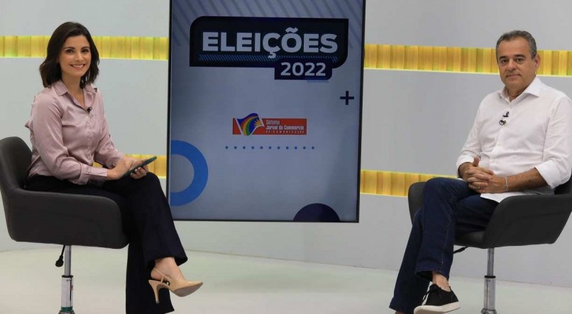 Candidato a governador pelo PSB, o deputado federal Danilo Cabral participou da sabatina promovida pelo TV Jornal Meio Dia