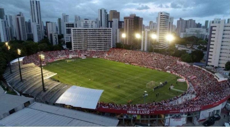 Estádio dos Aflitos é a casa do Náutico na Série B do Brasileirão