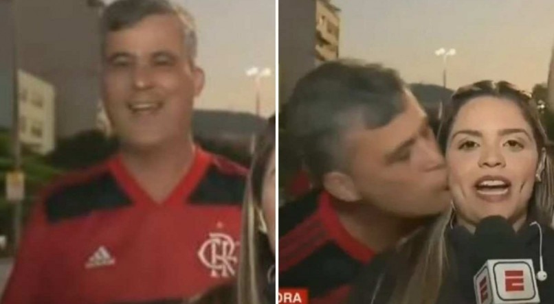 O torcedor do Flamengo, Marcelo Benevides Silva, foi preso pelo crime de importunação sexual.