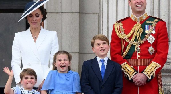 William, Kate e os filhos do casal