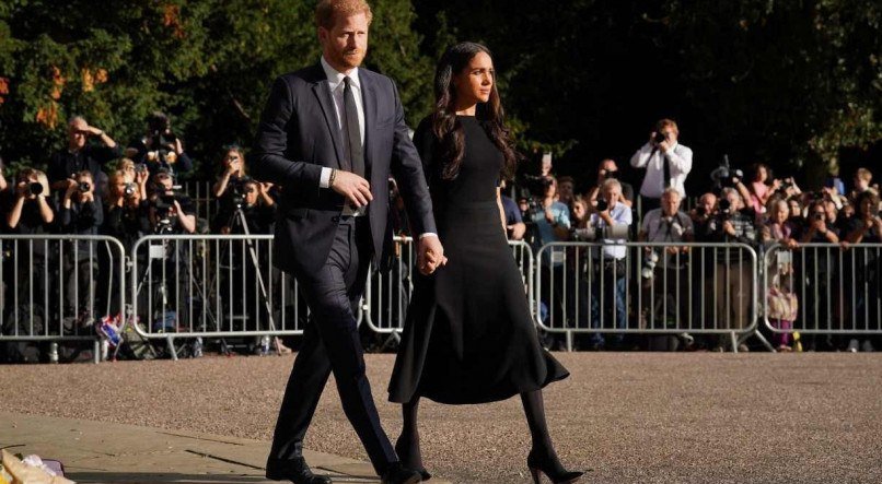 Príncipe Harry e sua esposa, Megan Markle