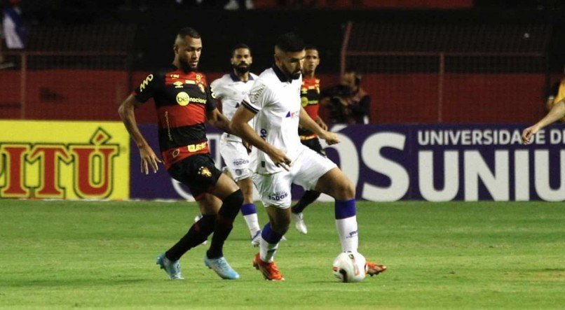 Lance da partida entre Sport x Bahia no Estádio da Ilha do Retiro, partida válido pela Série B de 2022.

