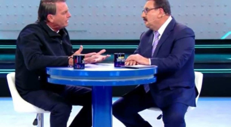Bolsonaro foi entrevistado no Programa do Ratinho esta semana 