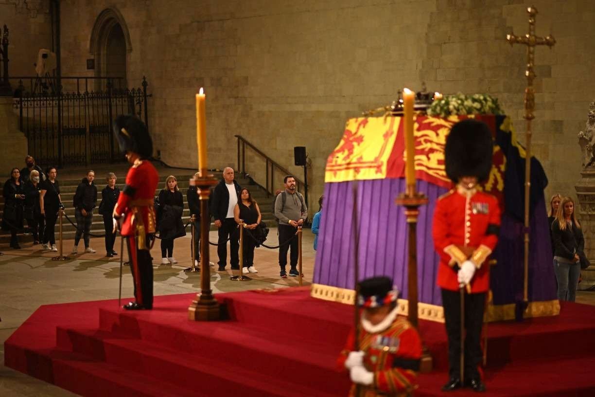 Velório da rainha Elizabeth II BEN STANSALL / POOL / AFP