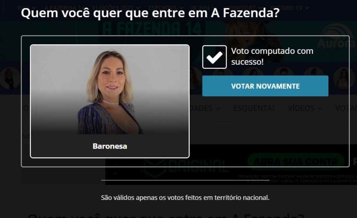 Veja como votar no Paiol da Fazenda 14 - Olhar Digital