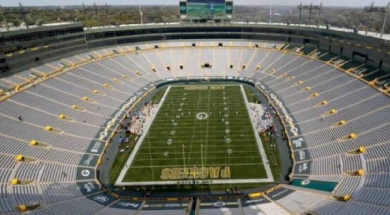 Estádio Lambeau Field é a casa do Green Bay Packers
