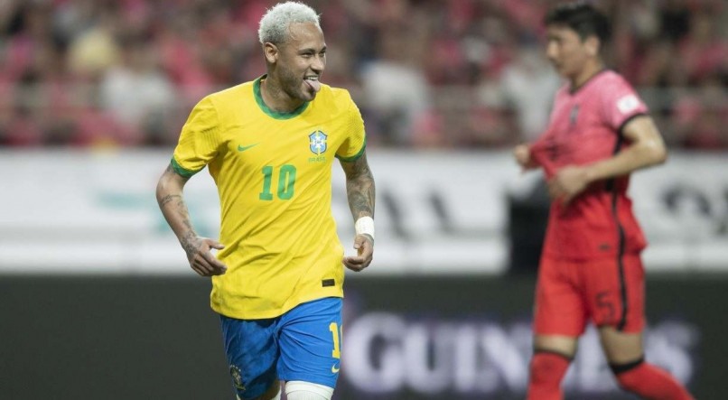 Neymar &eacute; um dos destaques do Brasil para a Copa do Mundo 2022
