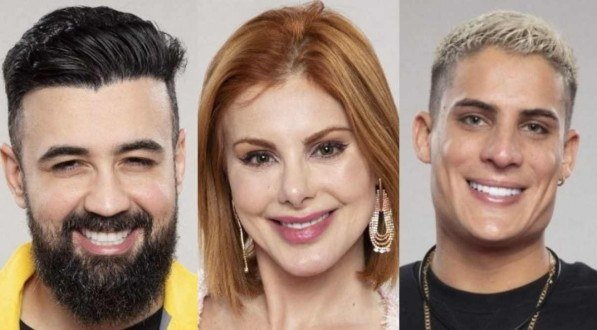 Bruno, Deborah e Tiago formaram a primeira ro&ccedil;a de A Fazenda 2022
