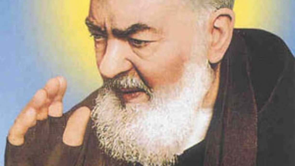 Quadro Religioso de São Padre Pio de Pietrelcina: Oração Fica