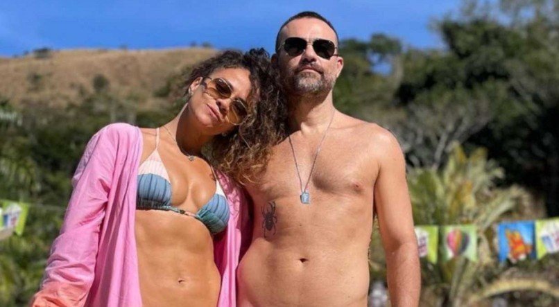 Aline Borges e marido, Alex Nader