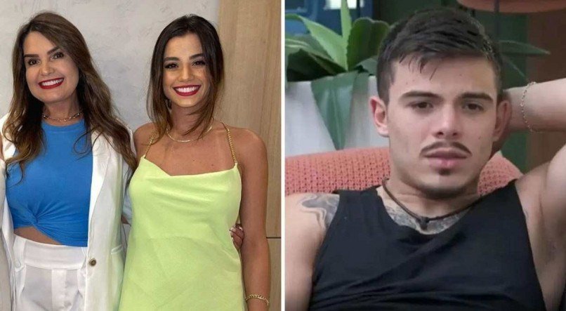 Mãe de Isadora Pompeo ficou irritada com Thomaz Costa 