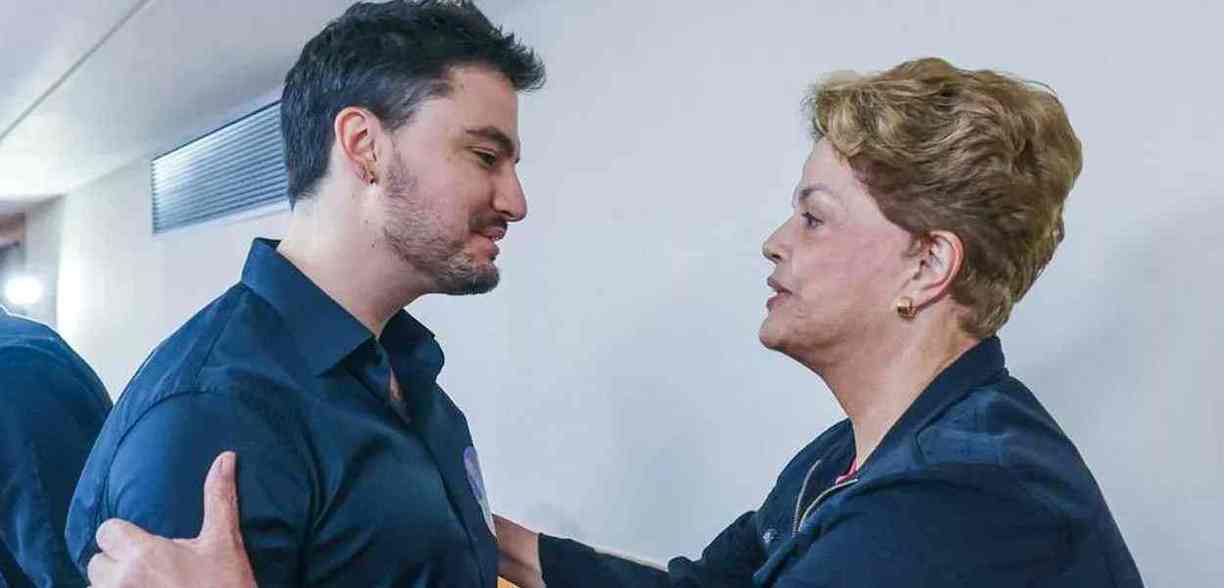 Felipe Neto e Dilma, ex-presidenta