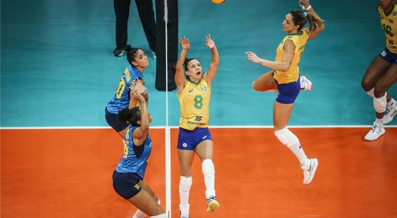 O Brasil est&aacute; na segunda fase do Mundial de v&ocirc;lei feminino 2022