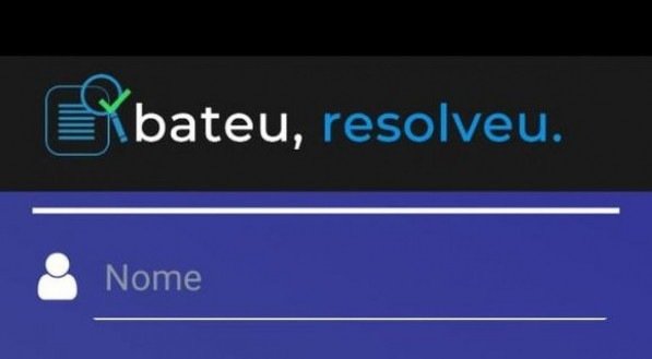 Aplicativo Bateu, resolveu, criado para ajudar condutores que se envolvem em colis&otilde;es de tr&acirc;nsito