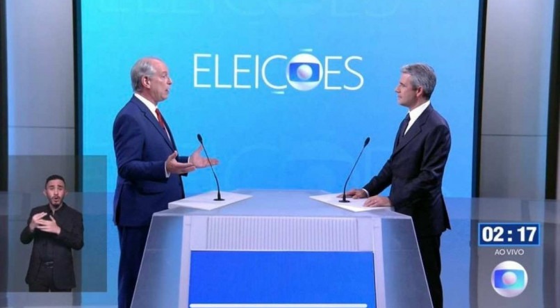 Ciro e Felipe D&aacute;vila usaram o tempo para criticar  Lula e Bolsonaro