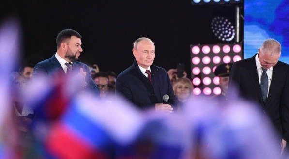 Putin acusou o Ocidente, e especialmente os Estados Unidos, de estar por tr&aacute;s da guerra