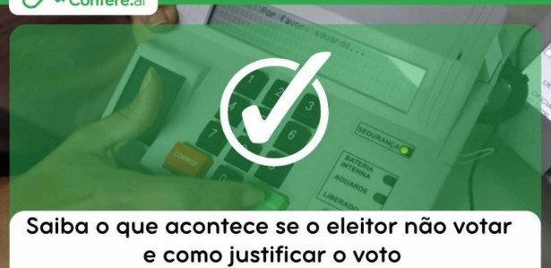 Saiba O Que Acontece Se O Eleitor Não Votar E Como Justificar O Voto