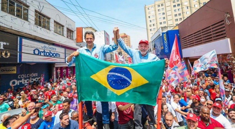 Lula e Fernando Haddad