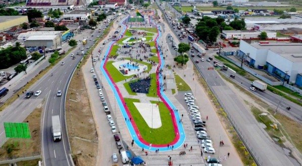 Parque da Cidade, no bairro de Prazeres, em Jaboat&atilde;o dos Guararapes.