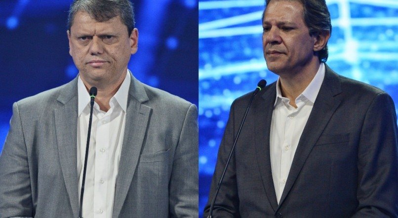 Tarc&iacute;sio de Freitas (Republicanos) e Fernando Haddad (PT) disputaram vaga para governador de S&atilde;o Paulo 