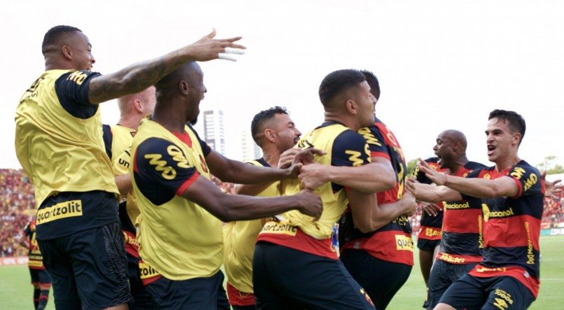 Lance da partida entre Sport x Cruzeiro no Estádio da Ilha do Retiro, partida válido pela Série B de 2022.
