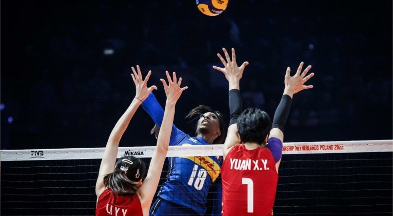 A Itália vai encarar a China nas quartas de final do Mundial de vôlei feminino