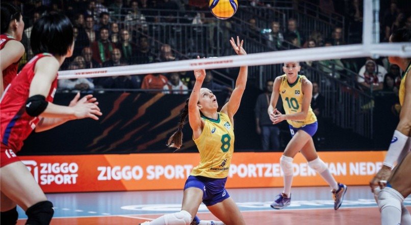 O Brasil est&aacute; na primeira fase da VNL 2023