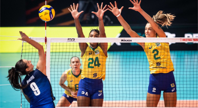Brasil disputou a VNL 2023 e terminou sendo eliminado nas quartas de final