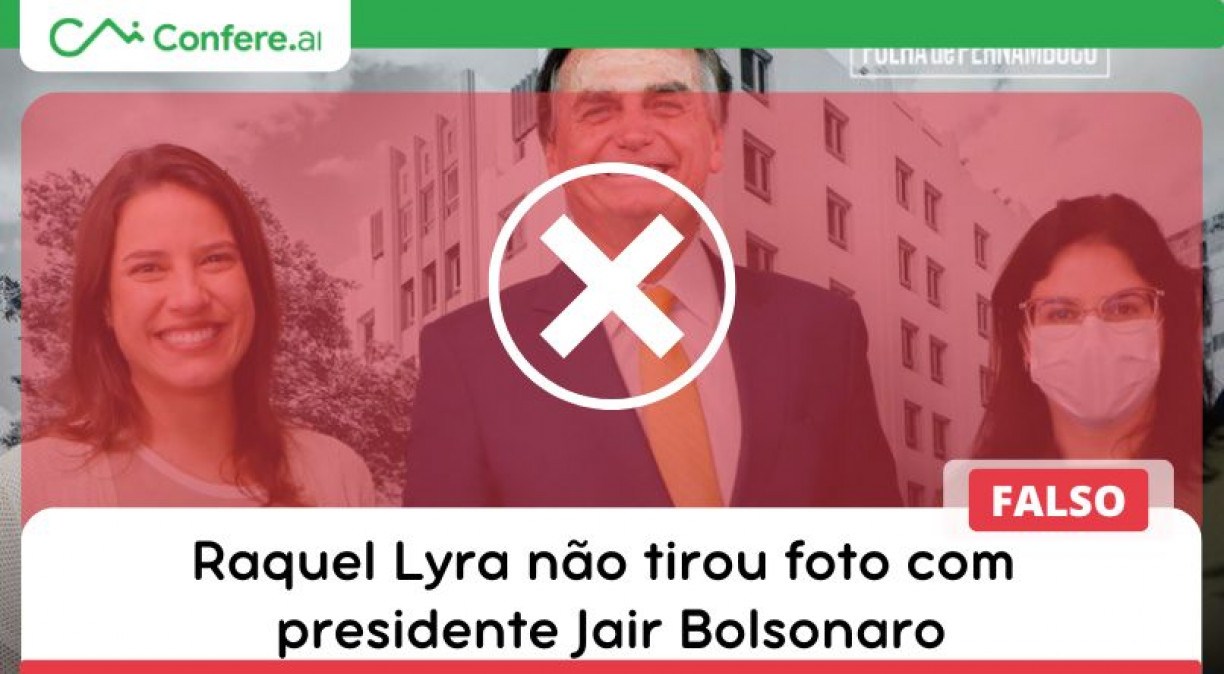 Raquel Lyra não tirou foto com presidente Jair Bolsonaro