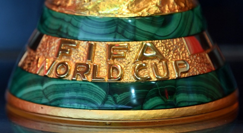 A cobiçada taça da Copa do Mundo