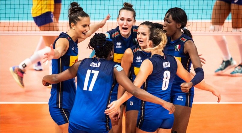 A Itália vai disputar o bronze contra os Estados Unidos no Mundial de vôlei feminino 2022