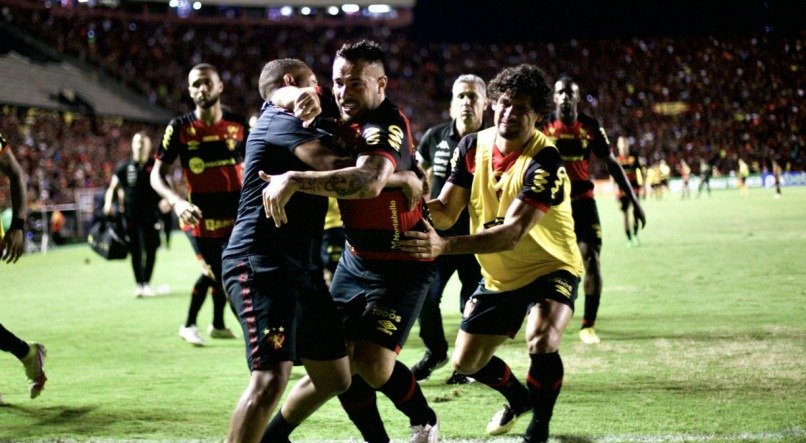 Lance da partida entre Sport x Vasco no Estádio da Ilha do Retiro, partida válido pela Série B de 2022.
