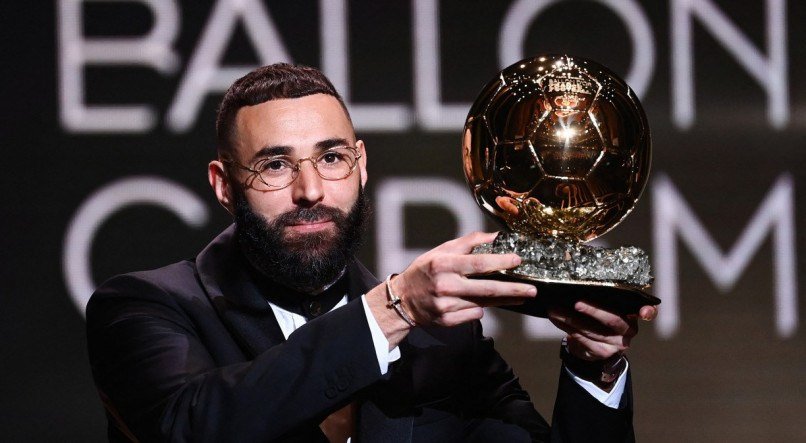 Benzema venceu a Bola de Ouro de 2022